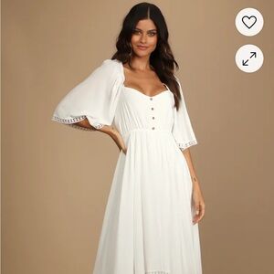 Lulus white dress